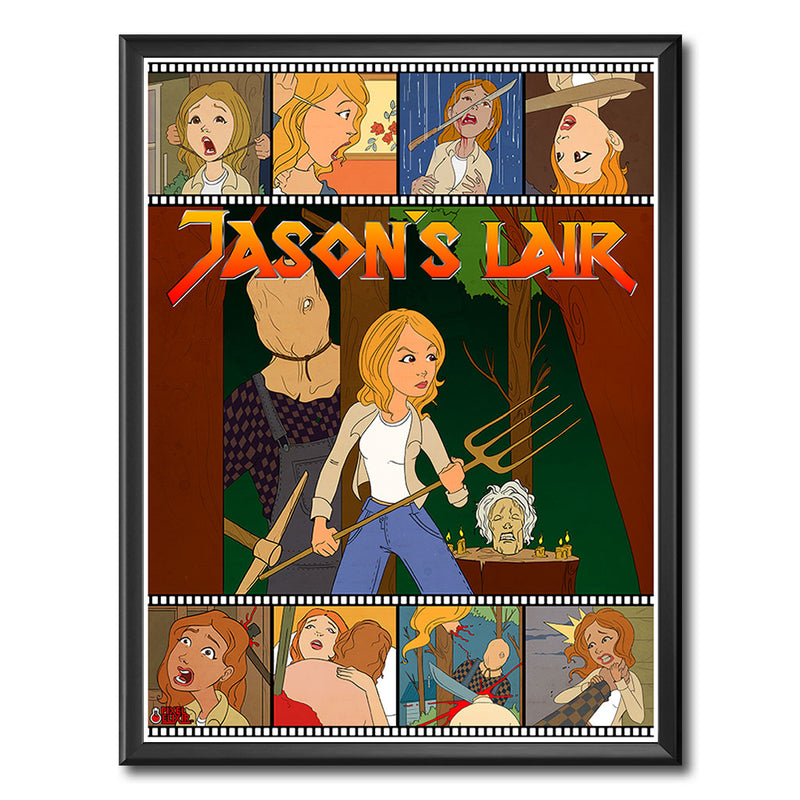 Jason's Lair Art Print - Dystopian Designs