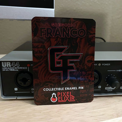 Gregorio Franco Enamel Pin - Dystopian Designs