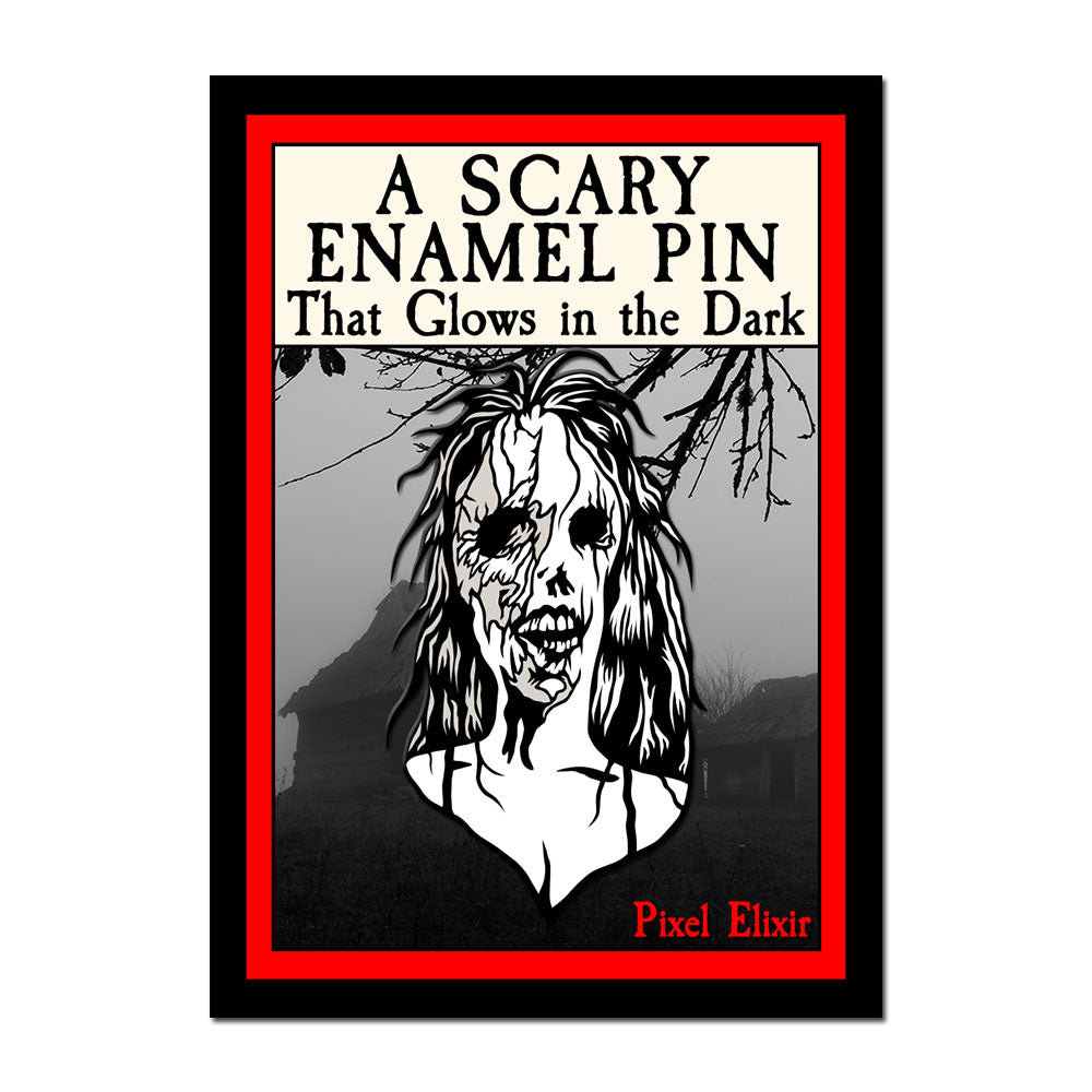 Haunted House Enamel Pin - Dystopian Designs
