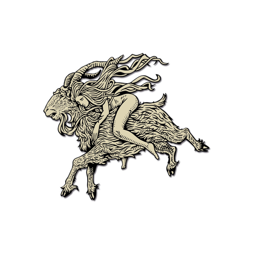 Häxan "Flying" Hard Enamel Pin - Dystopian Designs