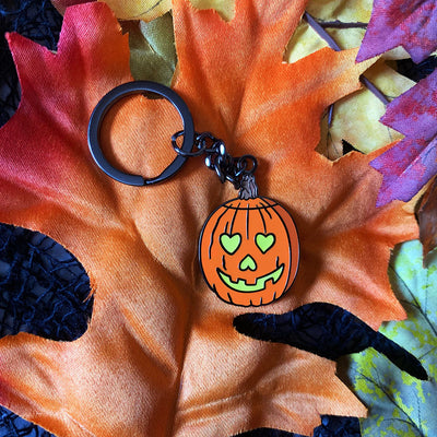 I Love Halloween Keychain - Dystopian Designs