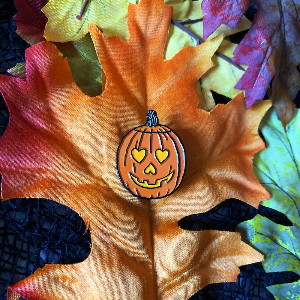I Love Halloween Enamel Pin - Dystopian Designs