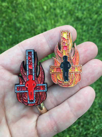 Antichrist Enamel Pin - Dystopian Designs