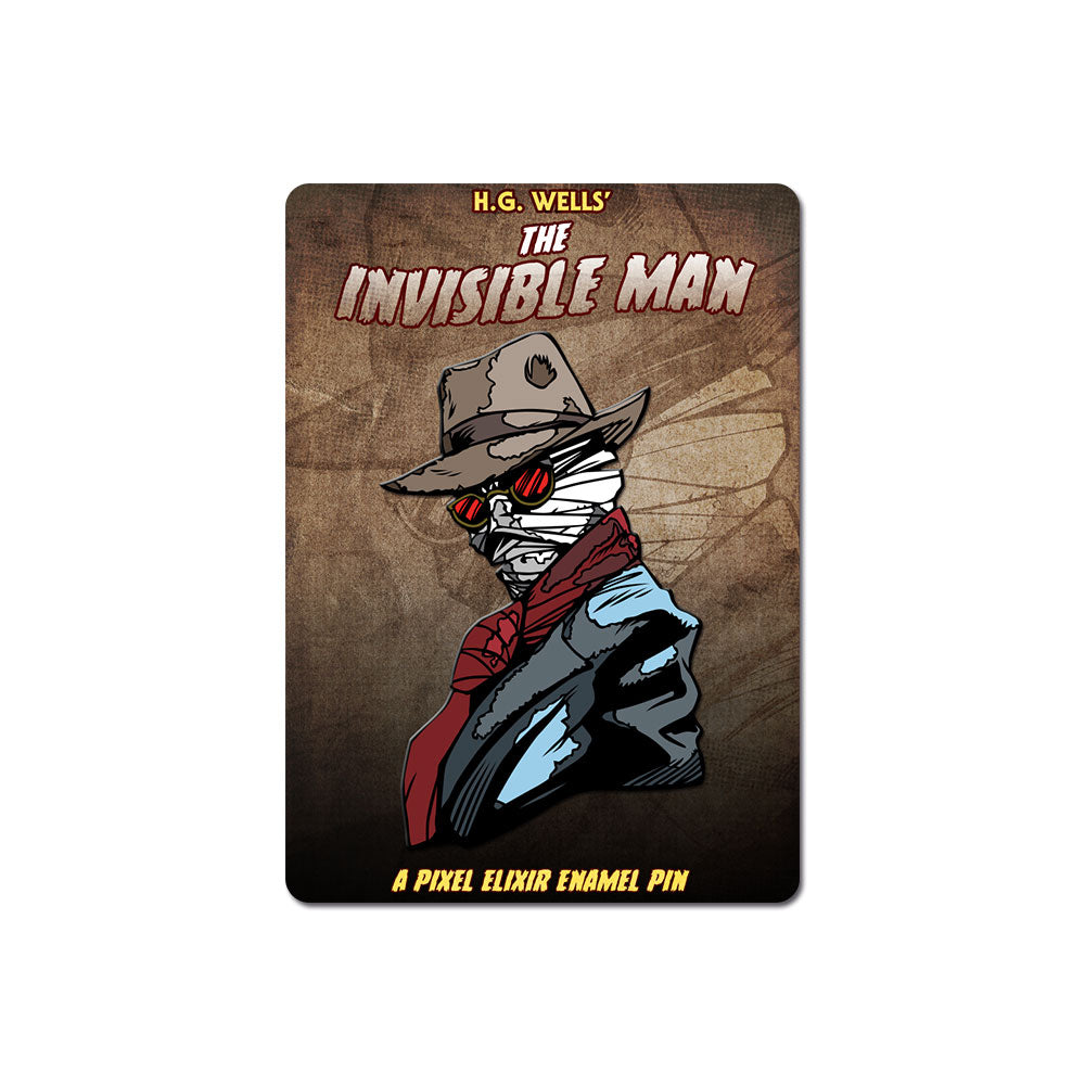 Invisible Man Enamel Pin - Dystopian Designs