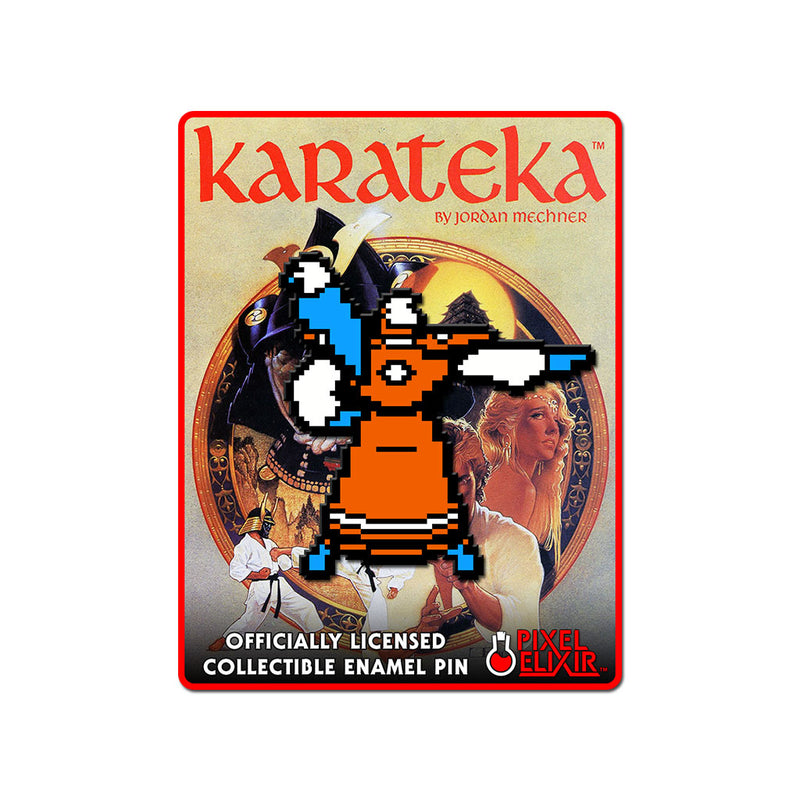 Karateka Enamel Pin - Akuma - Dystopian Designs