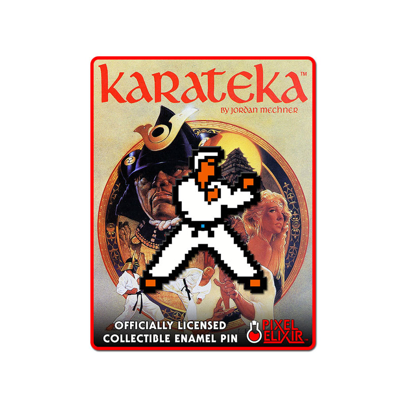 Karateka Enamel Pin - Hero - Dystopian Designs