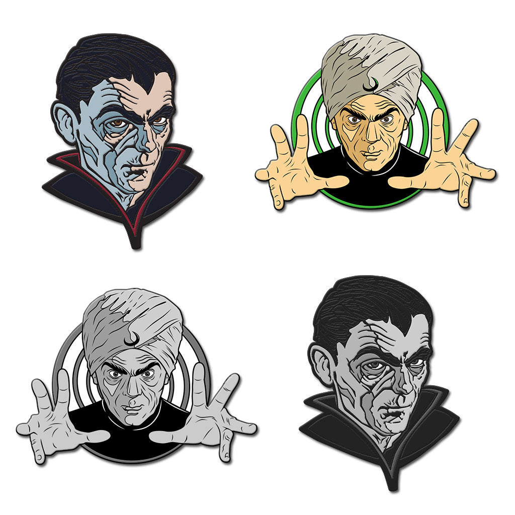 Boris Karloff Enamel Pin (Set of 4) - Dystopian Designs