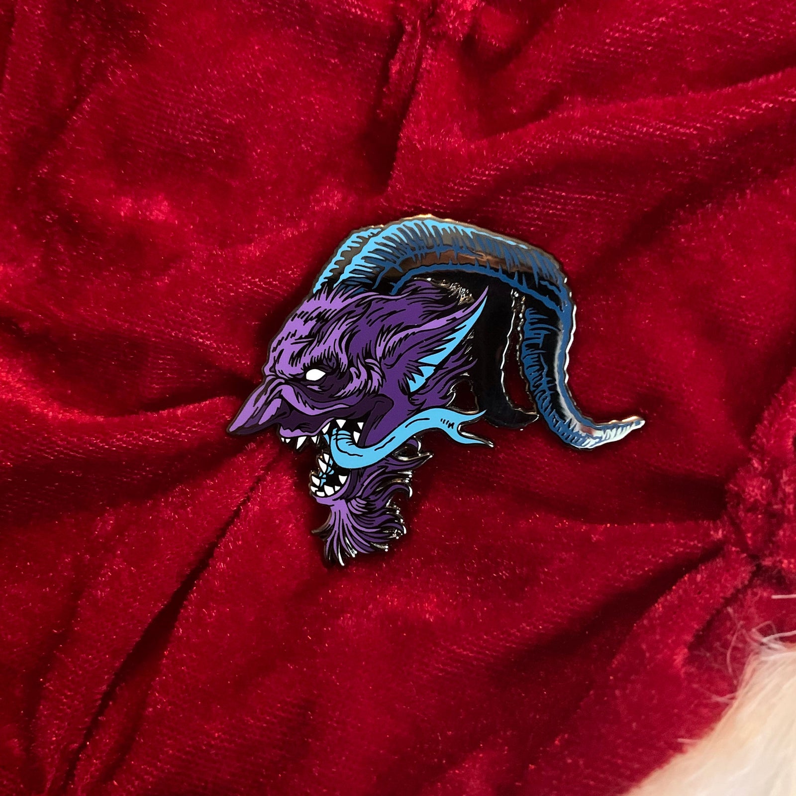 Krampus Enamel Pin