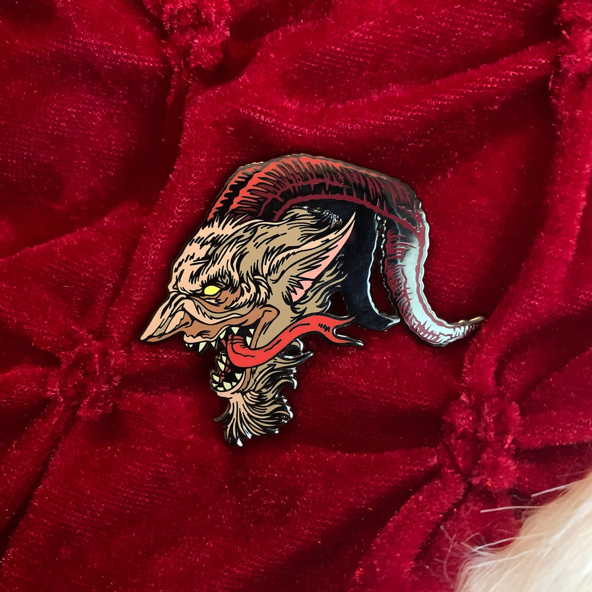 Krampus Enamel Pin