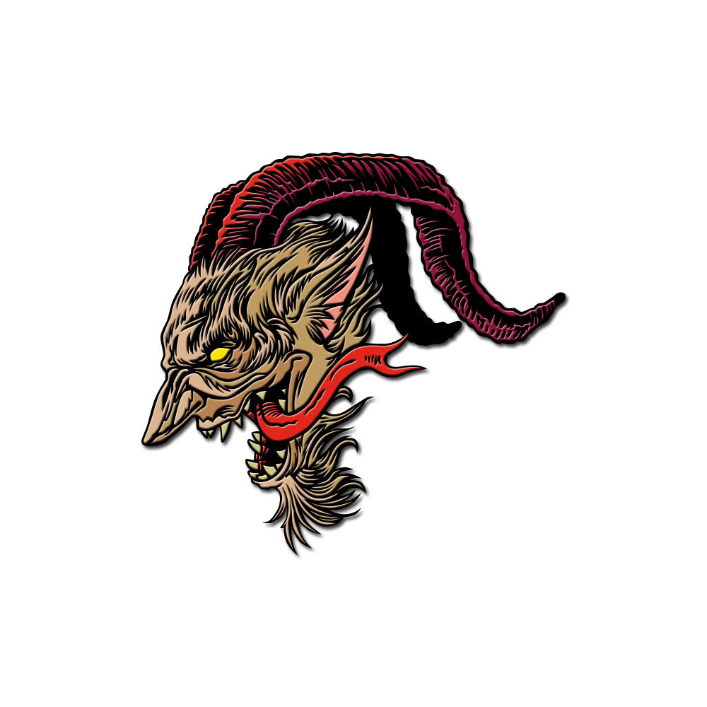 Krampus Enamel Pin