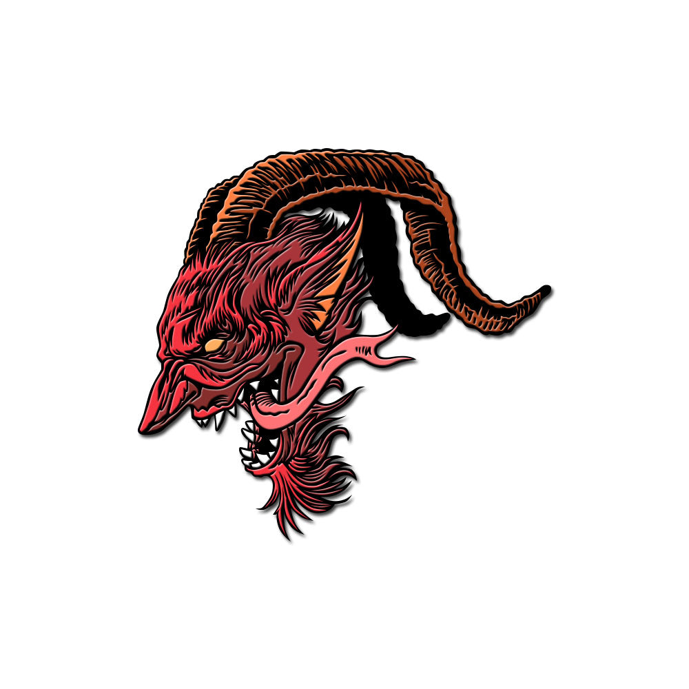 Krampus Enamel Pin