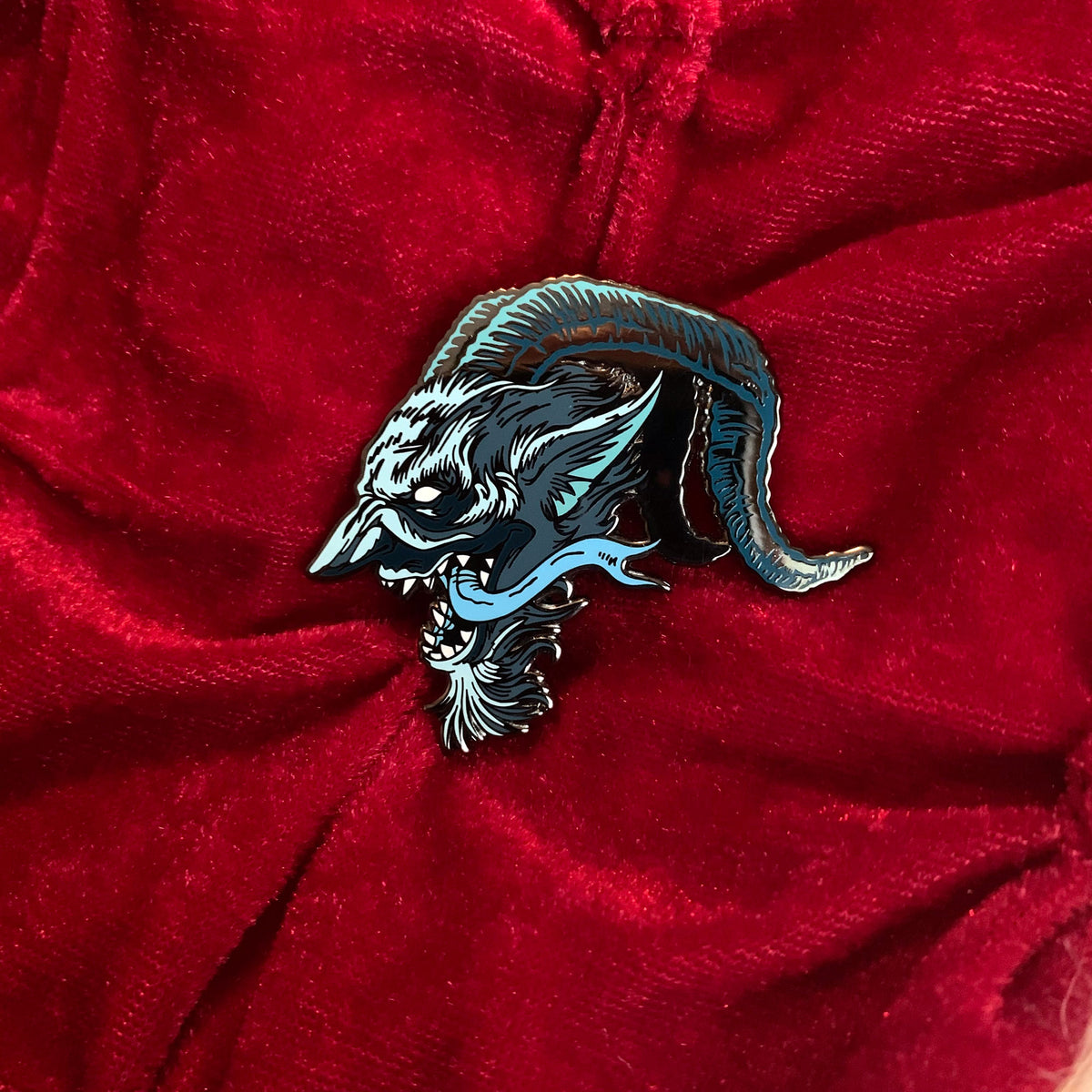 Krampus Enamel Pin