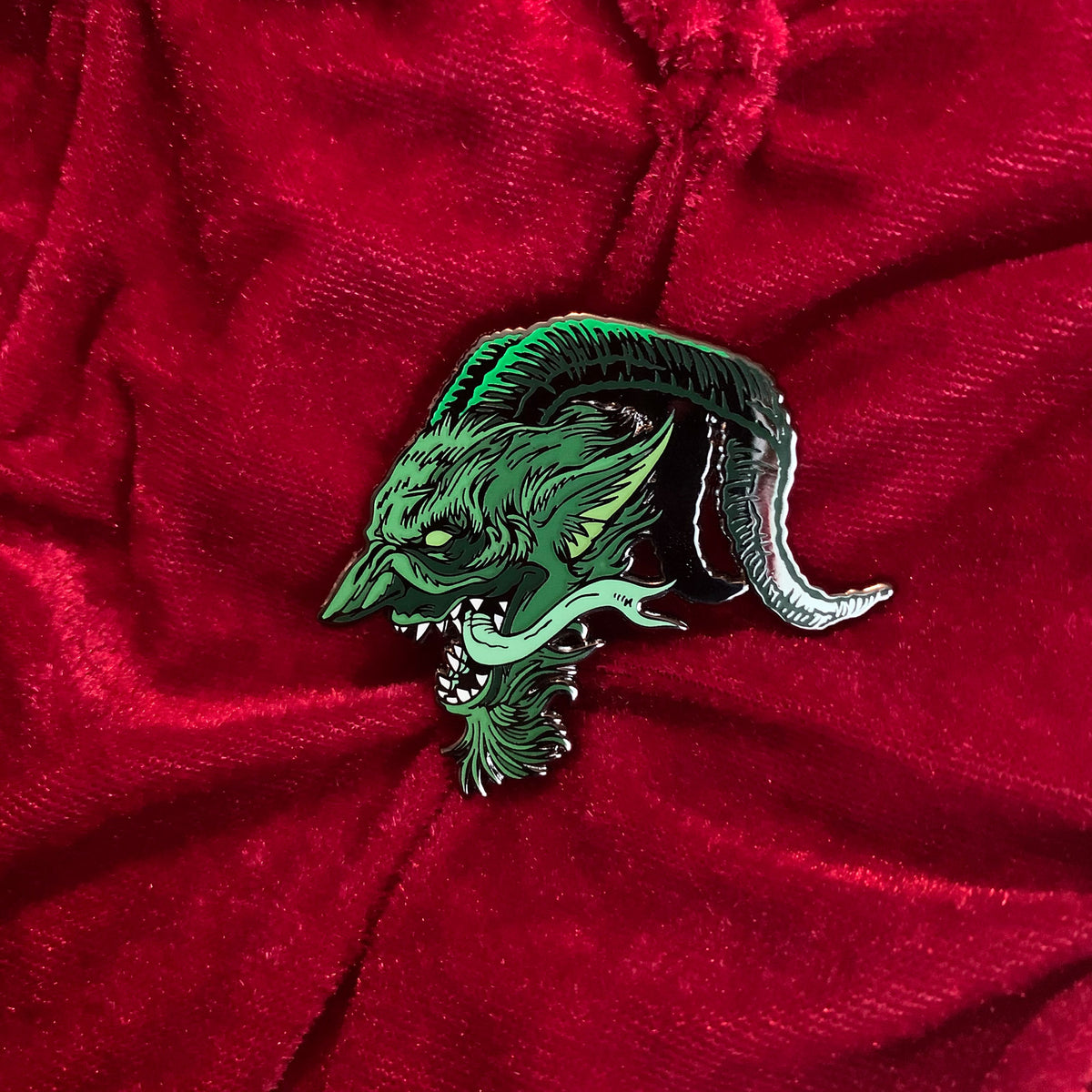 Krampus Enamel Pin