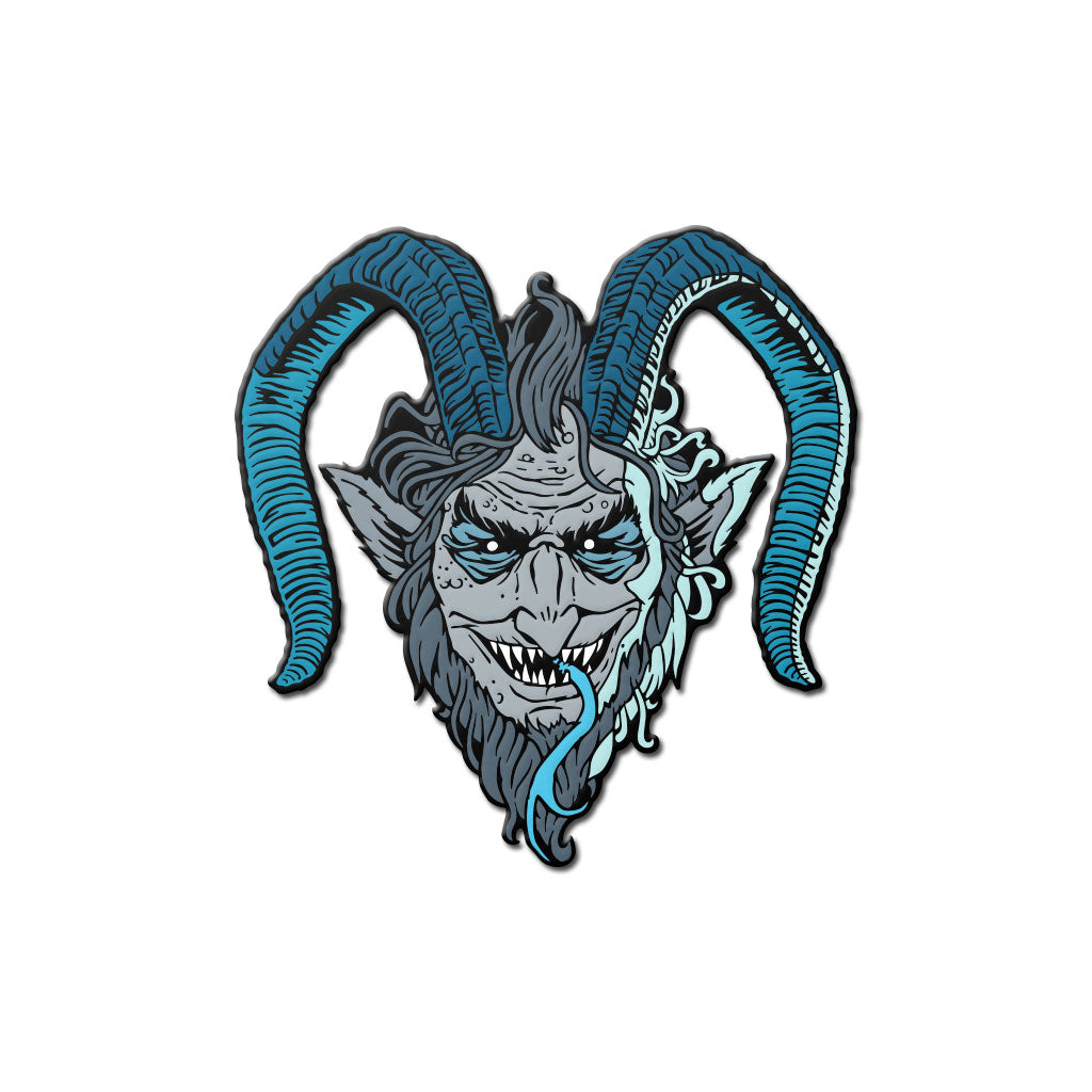 Krampus Enamel Pin - Dystopian Designs