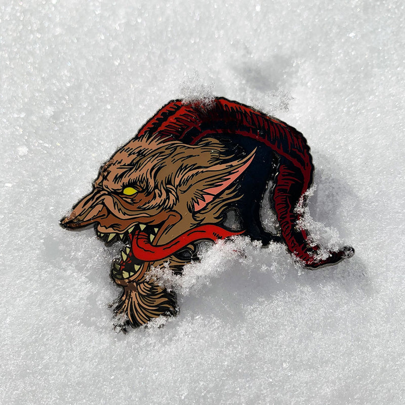 Krampus Enamel Pin