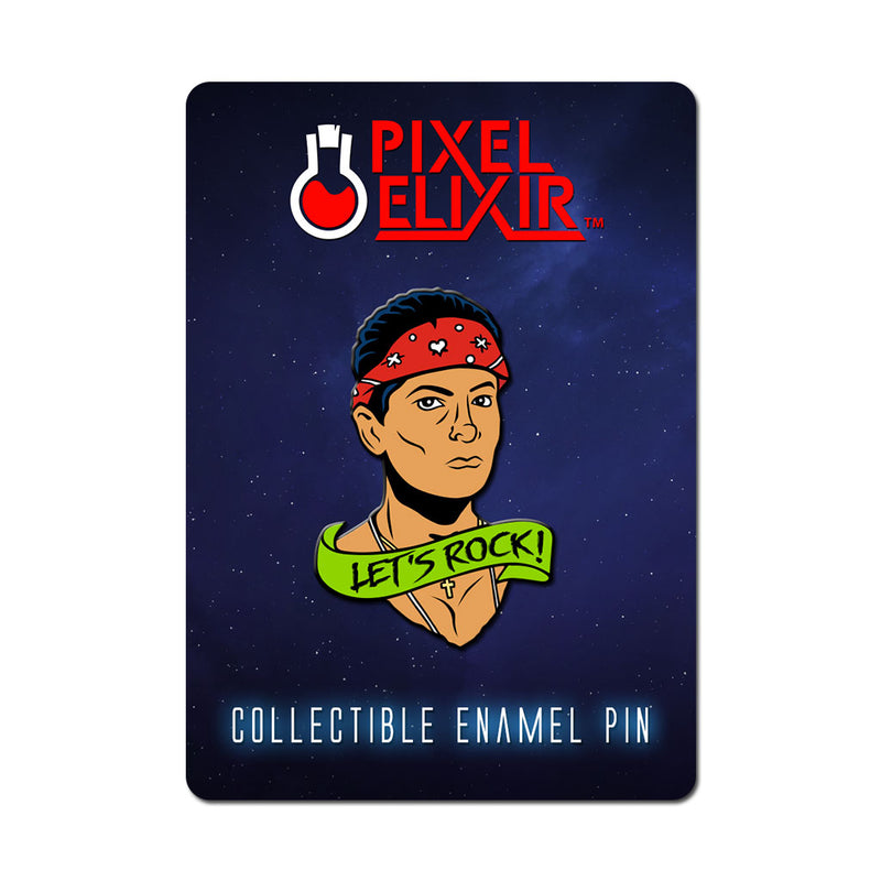 Let's Rock Enamel Pin - Dystopian Designs