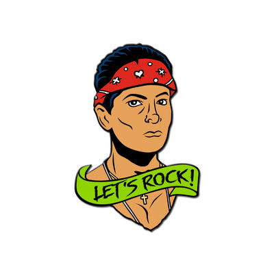 Let's Rock Enamel Pin - Dystopian Designs