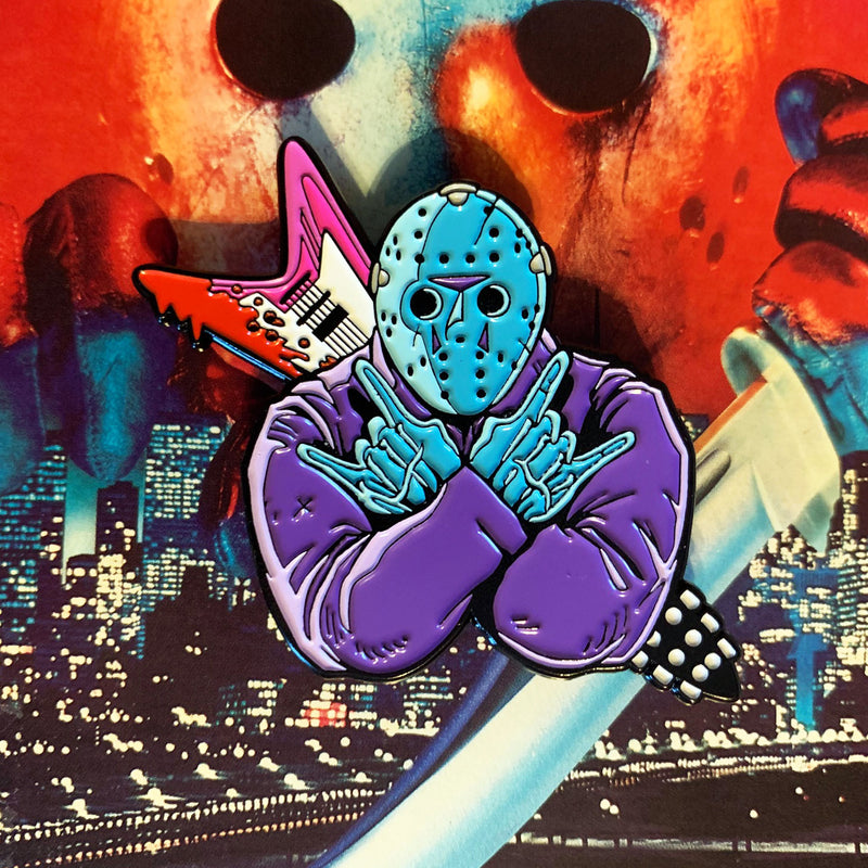 Manhattan Rocks Enamel Pin - Pixel Elixir