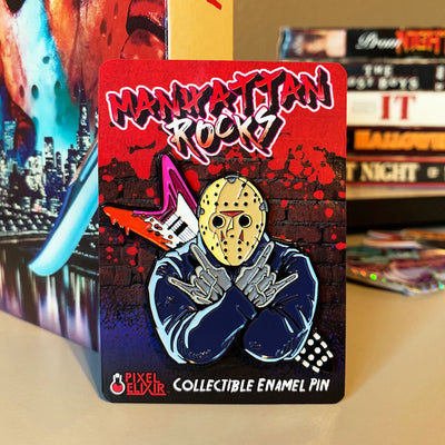 Manhattan Rocks Enamel Pin - Pixel Elixir