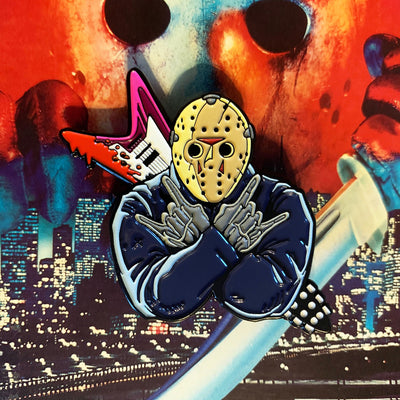 Manhattan Rocks Enamel Pin - Pixel Elixir