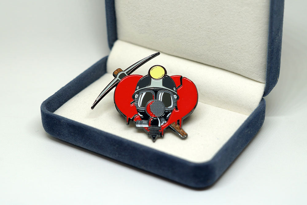 Deadly Valentine Enamel Pin - Dystopian Designs