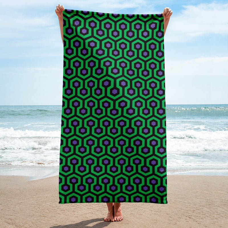 Overlook Hotel 2 Beach Towel