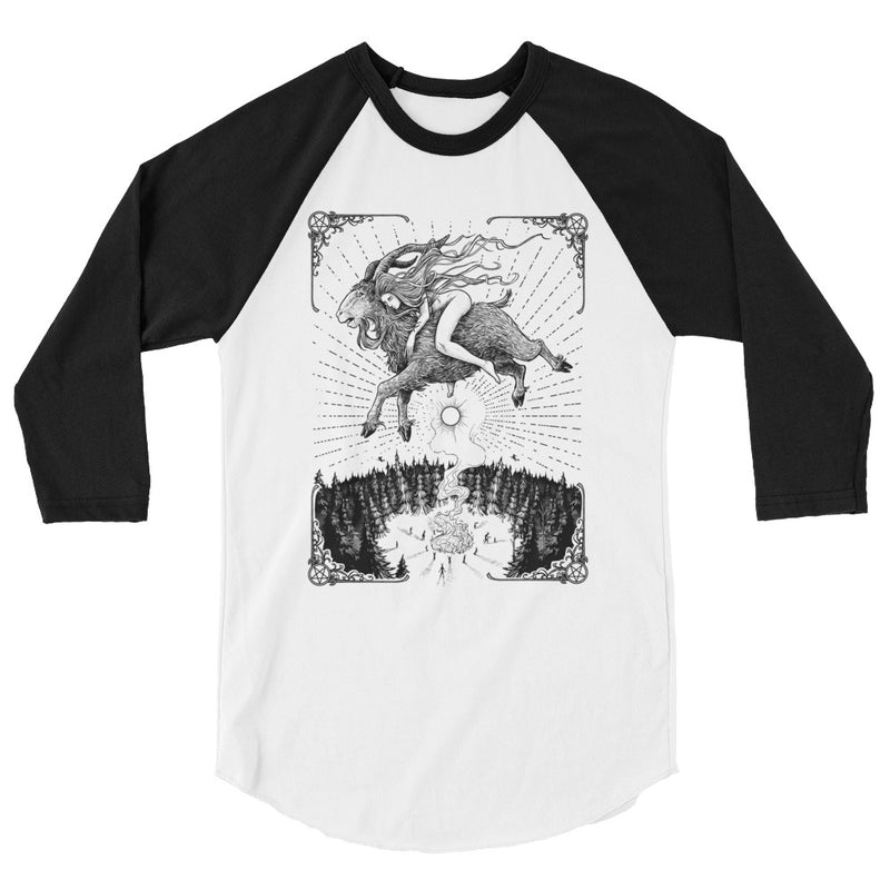 Häxan "Flying" Baseball Shirt - Dystopian Designs