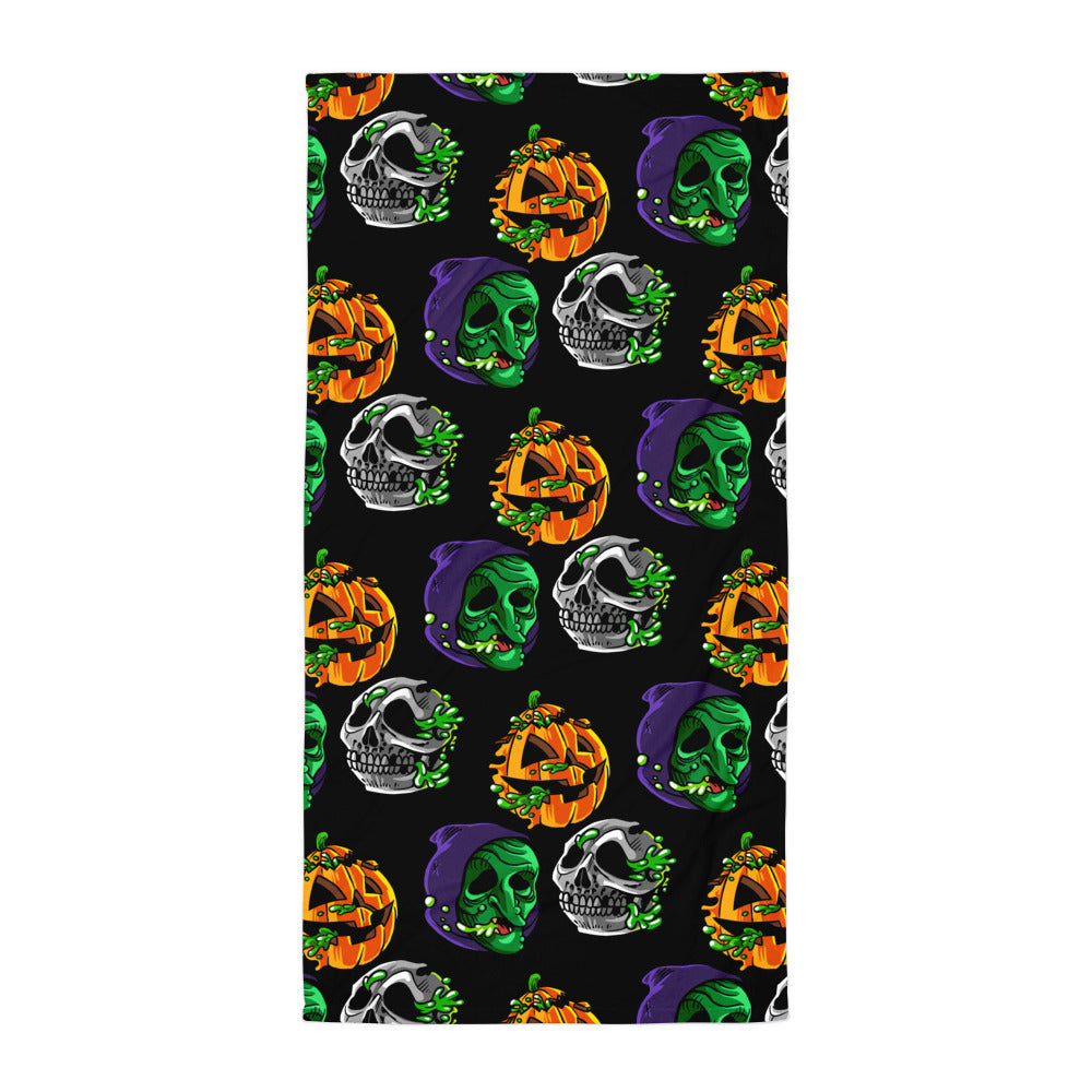 Radballs Happy Halloween Beach Towel