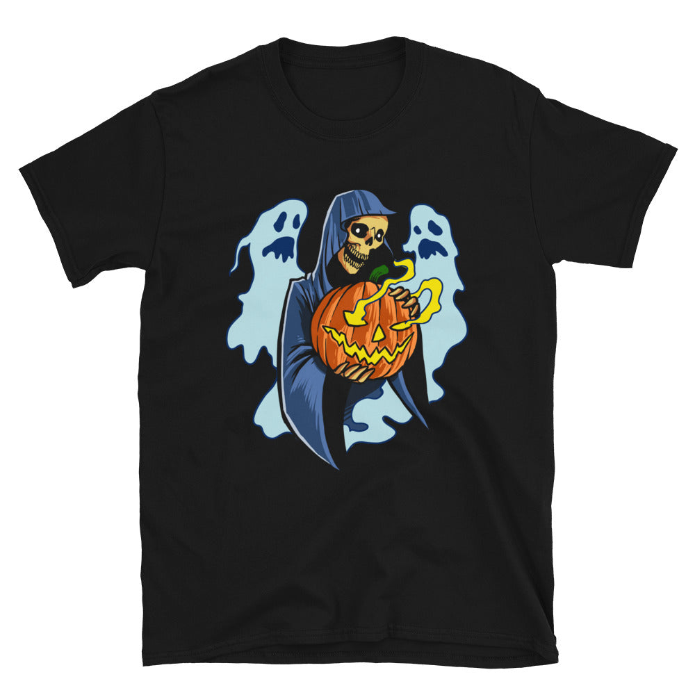 Frightful Folklore Halloween Reaper T-Shirt - Dystopian Designs