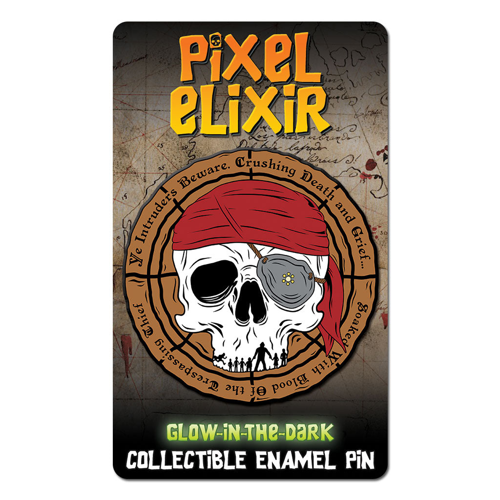 Pirate's Curse Enamel Pin - Dystopian Designs