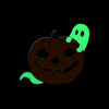 Peek-a-Boo Vintage Halloween Enamel Pin - Dystopian Designs