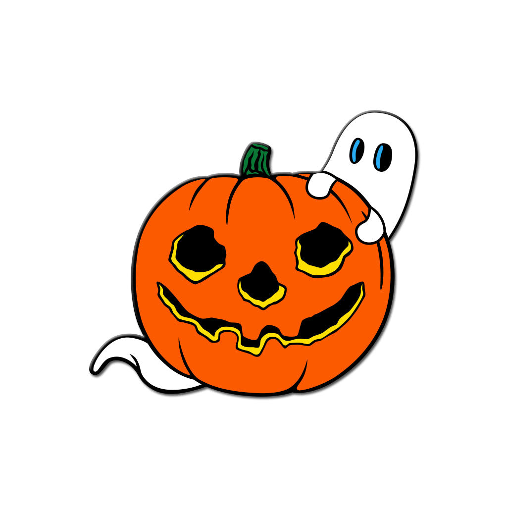 Peek-a-Boo Vintage Halloween Enamel Pin - Dystopian Designs