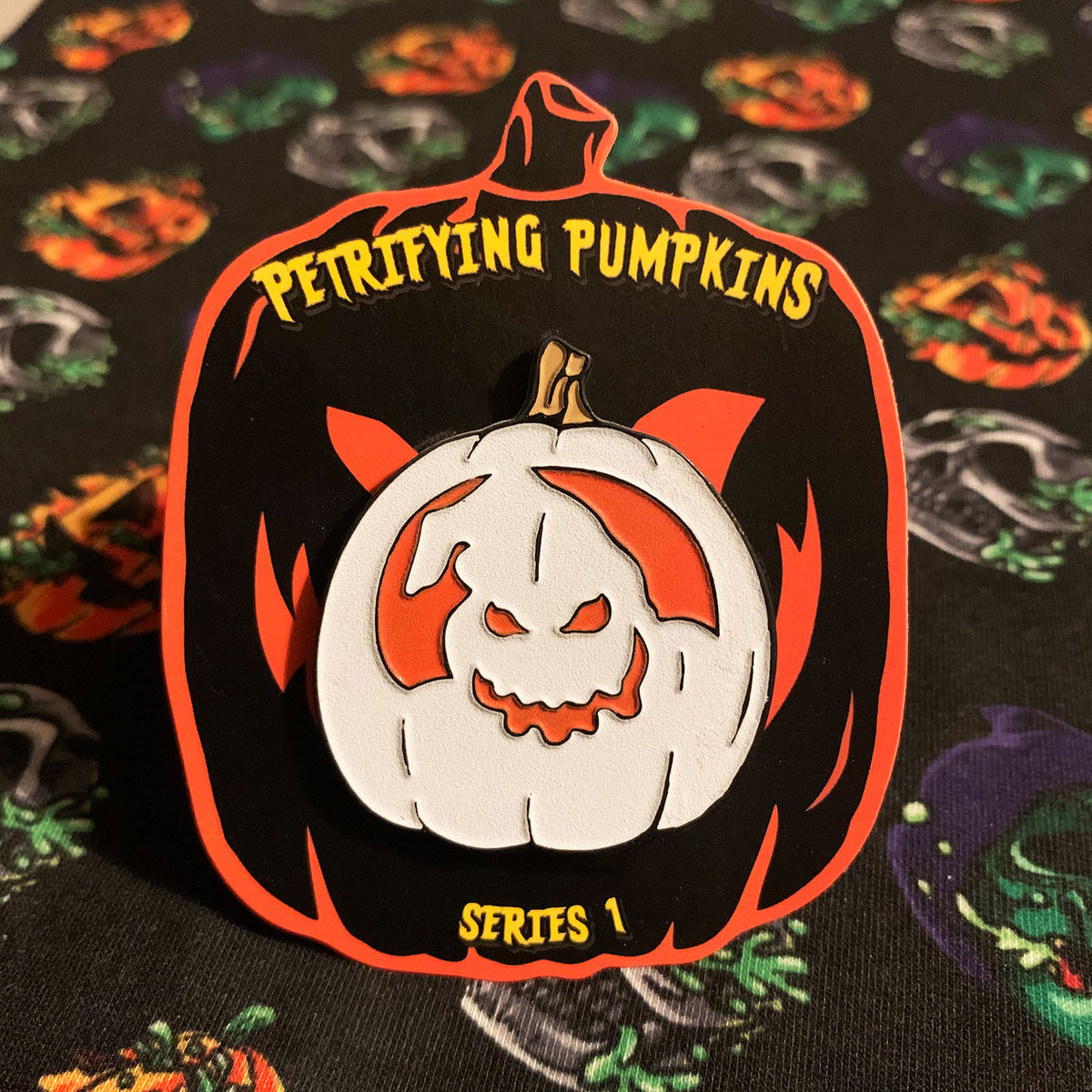 Oog-o-Lantern Enamel Pin - Pixel Elixir