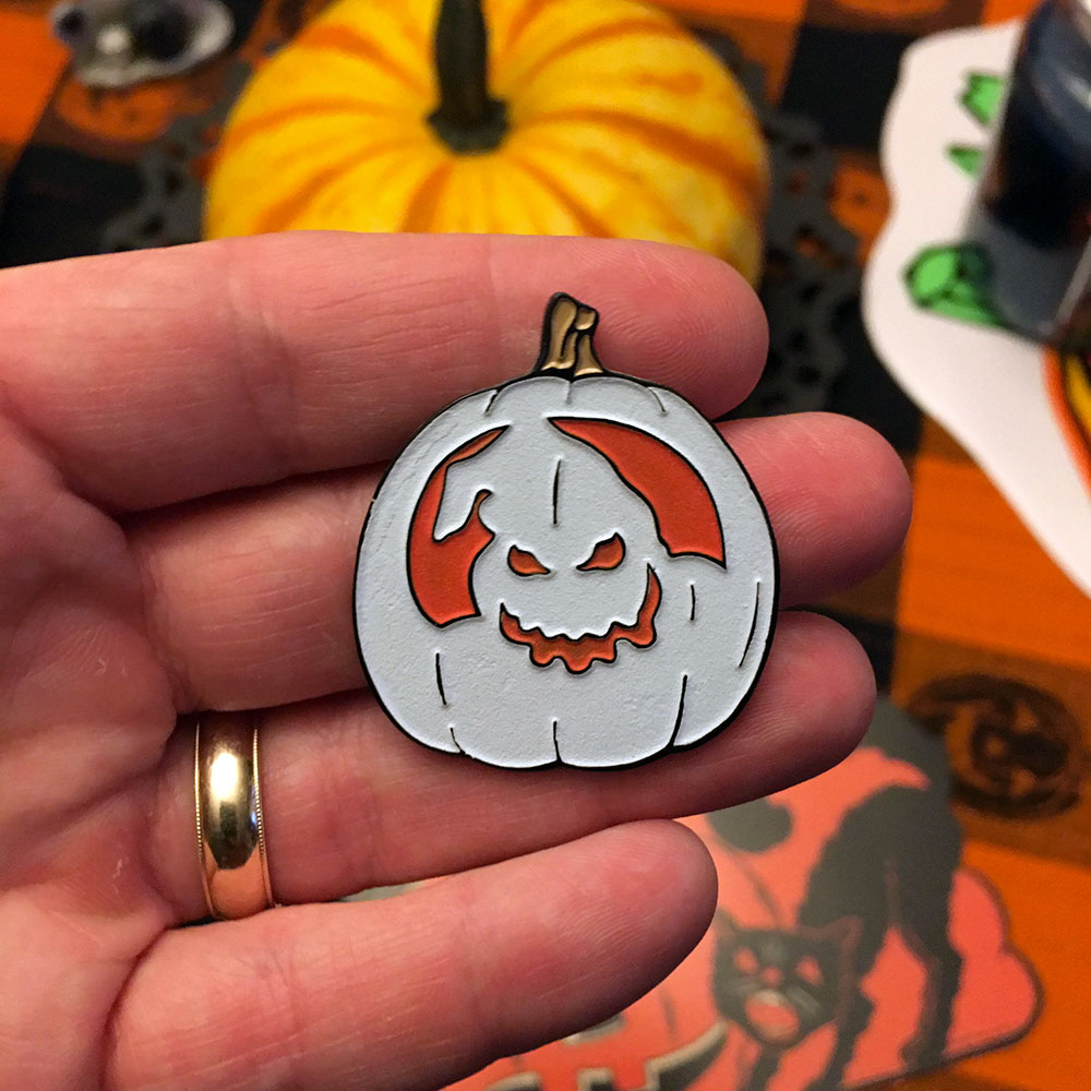Oog-o-Lantern Enamel Pin - Dystopian Designs