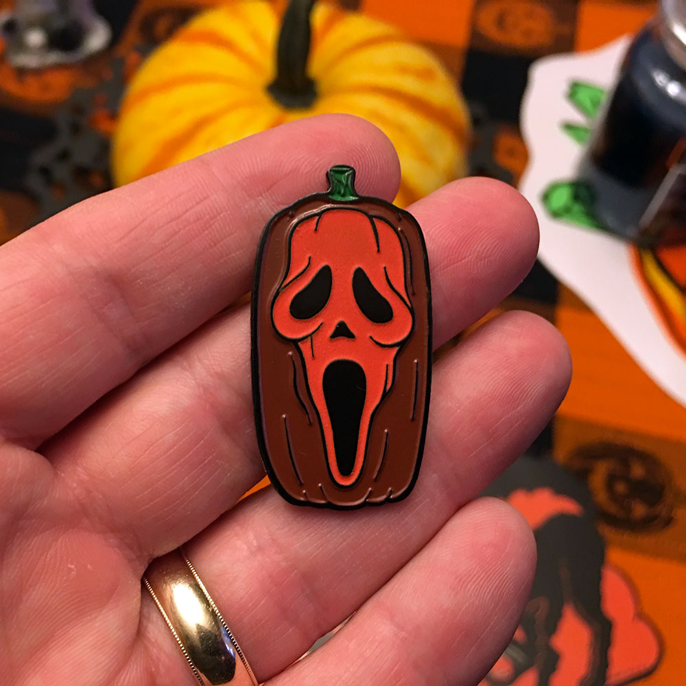 Stab-o-Lantern Enamel Pin - Dystopian Designs