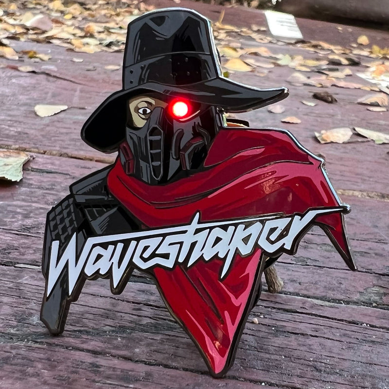 Waveshaper "The Phantom Machine" Light-Up Enamel Pin