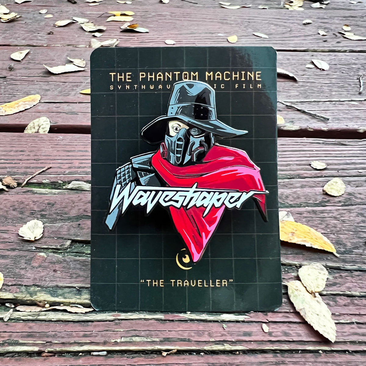 Waveshaper "The Phantom Machine" Light-Up Enamel Pin
