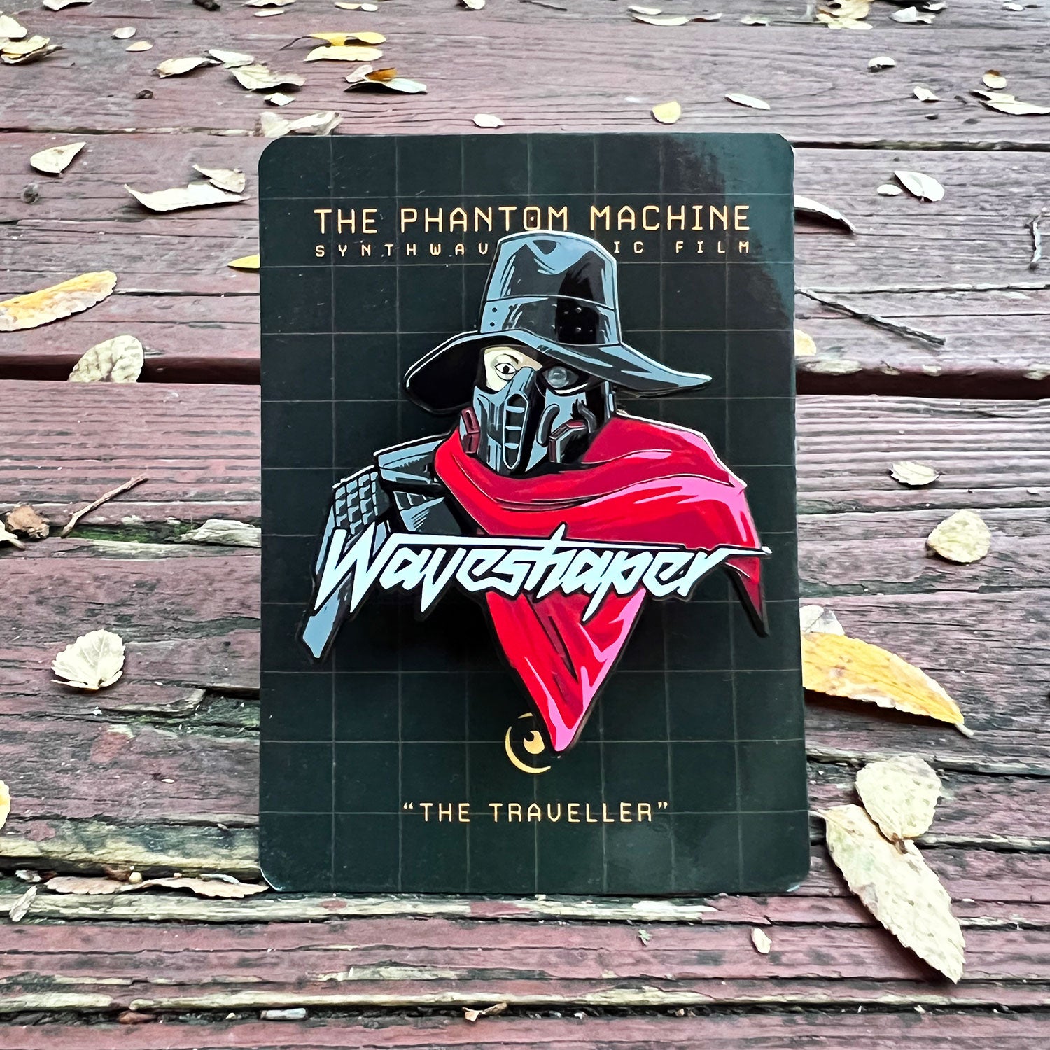 Waveshaper "The Phantom Machine" Light-Up Enamel Pin