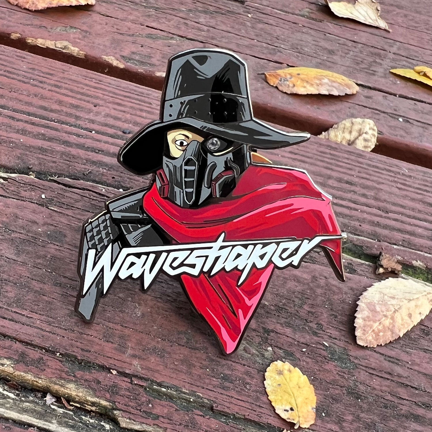 Waveshaper "The Phantom Machine" Light-Up Enamel Pin