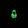 Pixel Elixir Halloween Logo Enamel Pin - Dystopian Designs