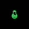 Pixel Elixir Halloween Logo Enamel Pin - Dystopian Designs