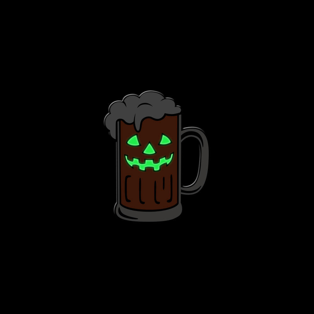 Pumpkin Ale Enamel Pin - Dystopian Designs