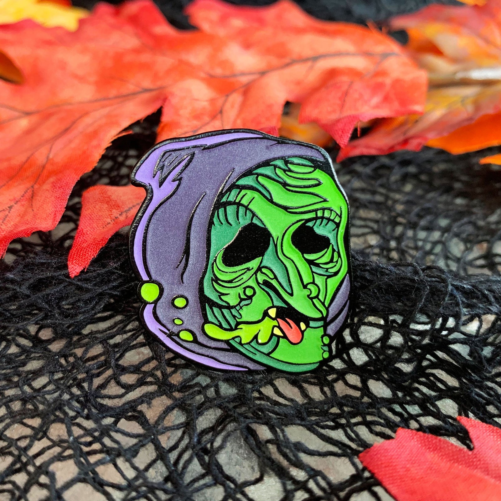 Radballs Enamel Pin - Witch - Dystopian Designs