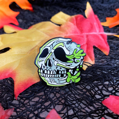 Radballs Enamel Pin - Skull - Dystopian Designs