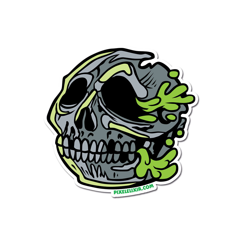 Radballs 4" Vinyl Sticker - Skull - Dystopian Designs