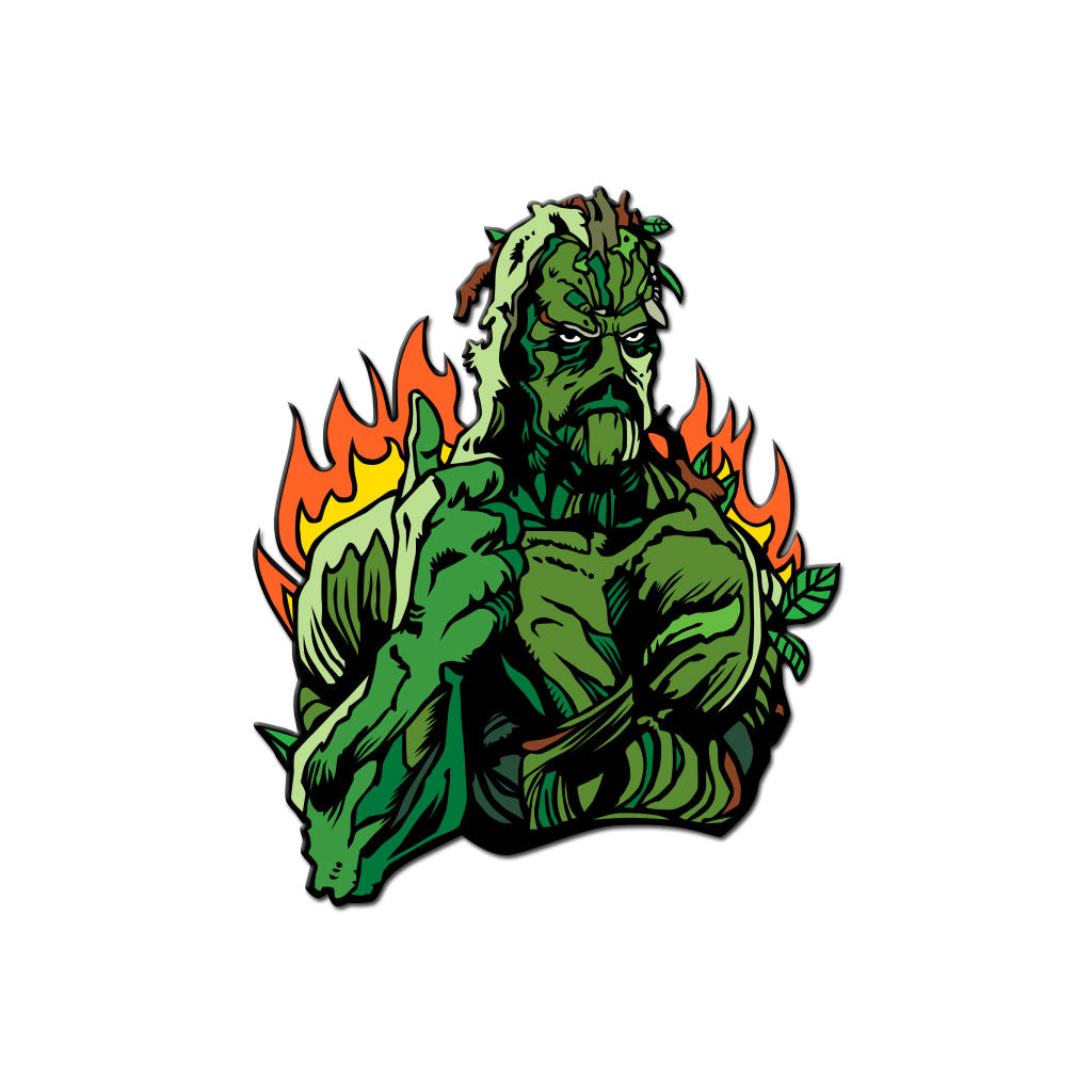 Return of Swamp Thing Thumbs Up Enamel Pin - Dystopian Designs