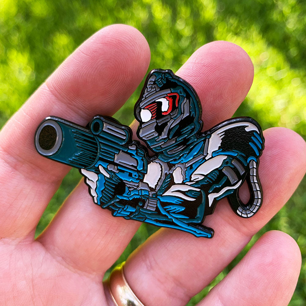 Robowar Enamel Pin - Dystopian Designs