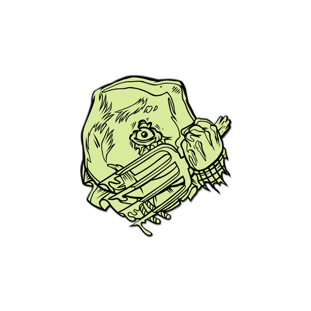 Radballs Sack Face Enamel Pin
