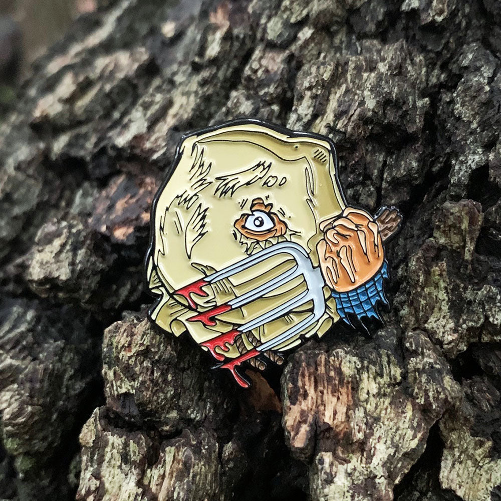 Radballs Sack Face Enamel Pin