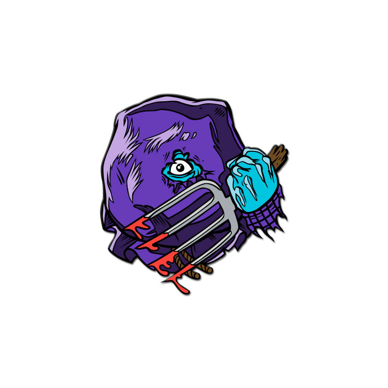 Radballs Sack Face Enamel Pin